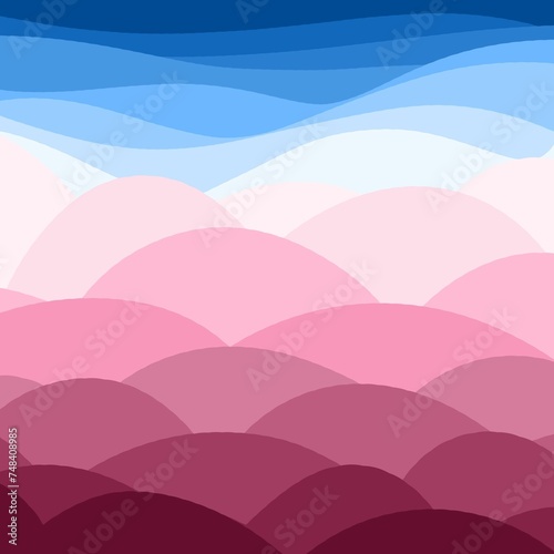 abstract background with waves