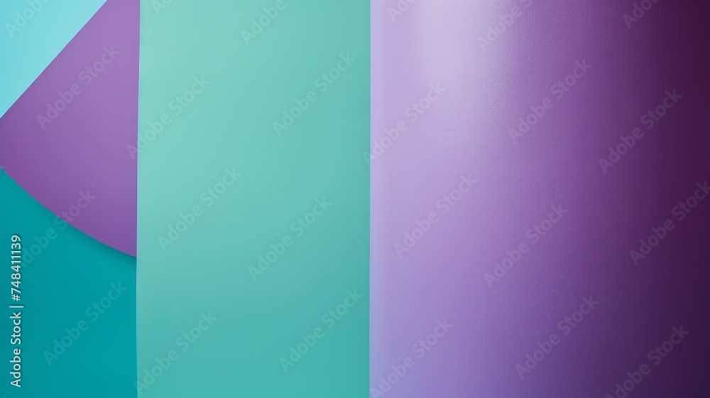Abstract colorful background Purple blue green background with copy space for design Web banner : Generative AI