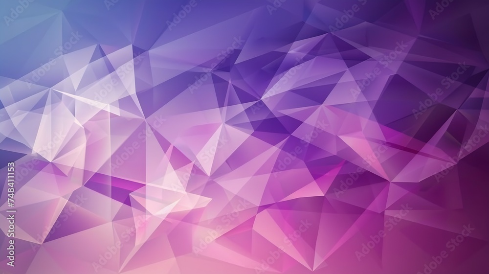 Abstract purple magenta blue background Geometric pattern with triangles and lines Colorful modern background with space for design Backdrop wallpaper Illustration : Generative AI