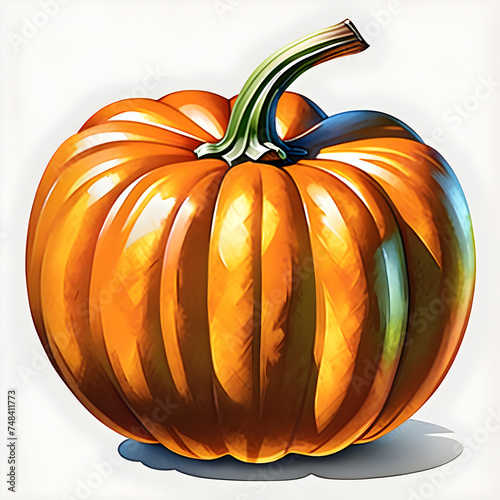 Celebrating the Rich Variety of Pumpkin Shapes and Colors.(Generative AI)