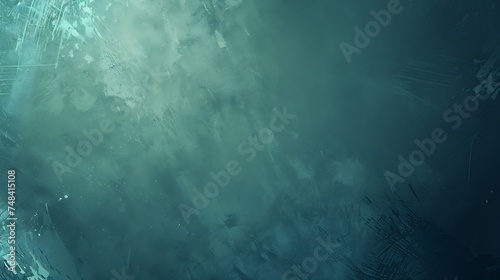 Blue turquoise green abstract background Gradient Toned grunge texture Background with copy space for design : Generative AI