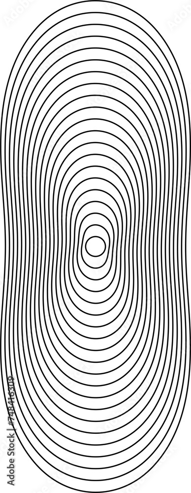 Circle with lines created blend. Technology style Circle with lines created blend. Technology style