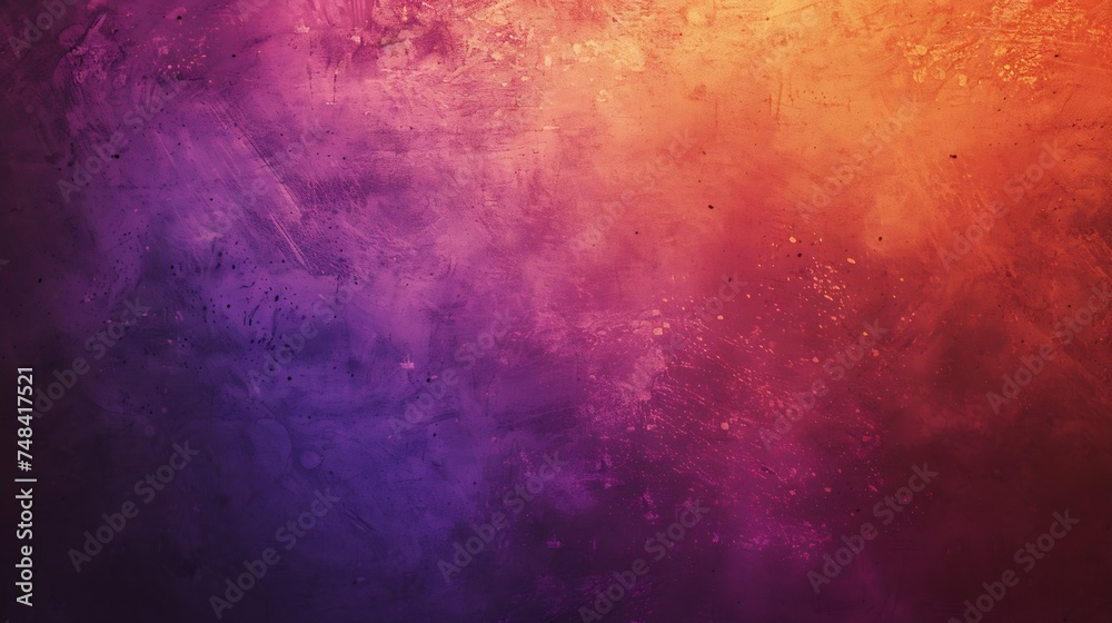 Fototapeta premium Dark orange brown purple abstract texture Gradient Cherry gold vintage elegant background with space for design Halloween Thanksgiving autumn : Generative AI