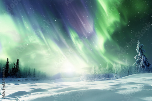 Winter Aurora Borealis © sujin