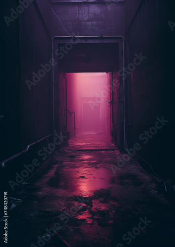 Foggy smoky corridor © Han