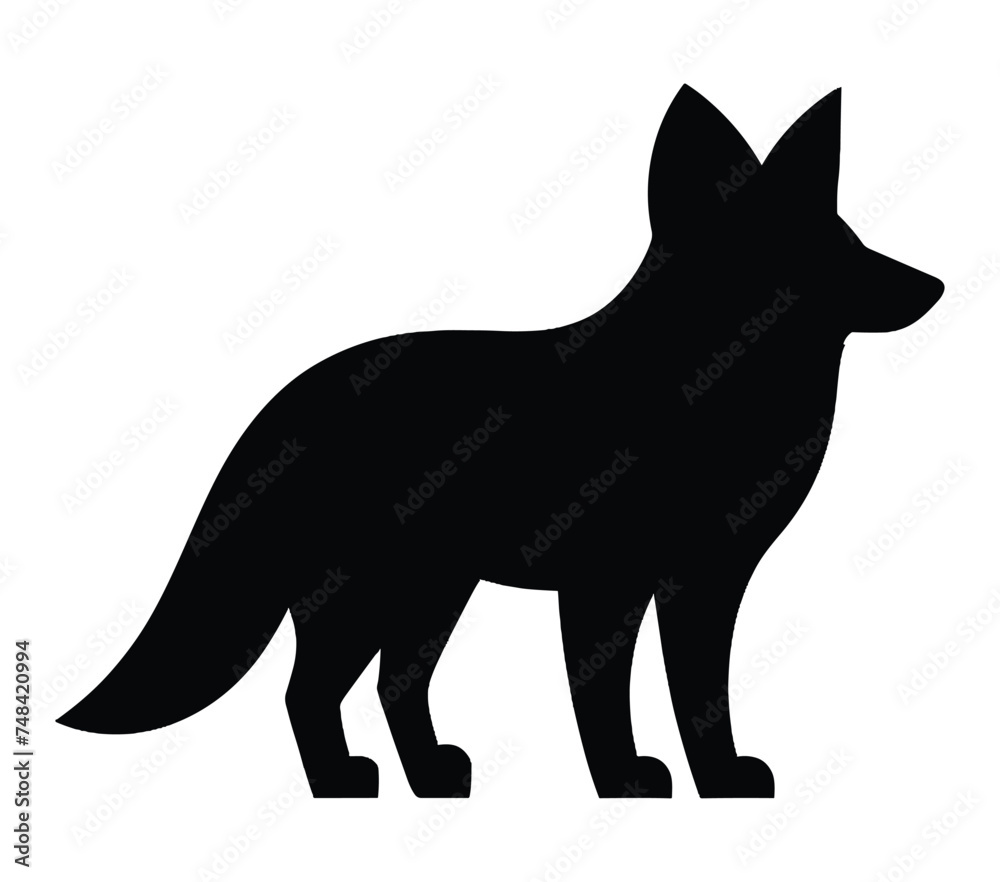 Aardwolf vector illustration design art.