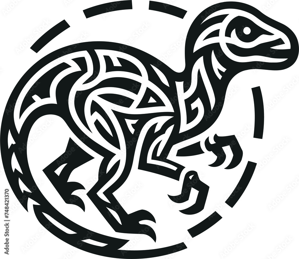 raptor, dino, animal silhouette in ethnic tribal tattoo,
raptor, dino, animal silhouette in ethnic tribal tattoo,
