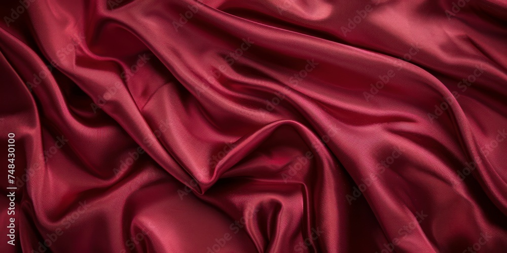 Abstract Red leather fabric red weave of cotton or linen satin fabric lies texture background.
Abstract Red leather fabric red weave of cotton or linen satin fabric lies texture background.