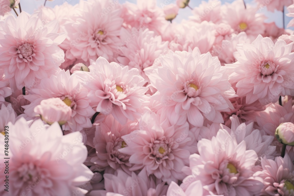 Delicate Pastel pink flowers in silk textile. Floral art elegant soft delicate. Generate Ai Delicate Pastel pink flowers in silk textile. Floral art elegant soft delicate. Generate Ai