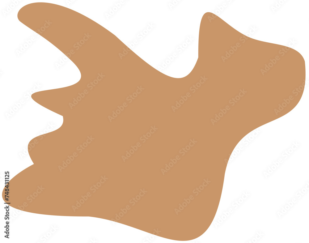 blob abstract shape flat color blob abstract shape flat color