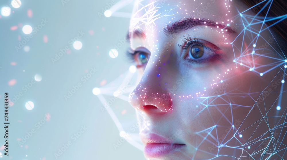A detailed closeup of a digital report generated by an AI platform showing the results of a remote dermatological assessment along with personalized recommendations. A detailed closeup of a digital report generated by an AI platform showing the results of a remote dermatological assessment along with personalized recommendations.