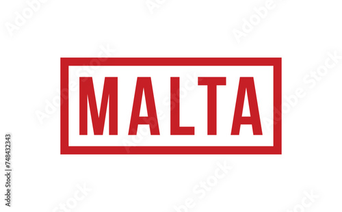 Malta Rubber Stamp Seal Vector