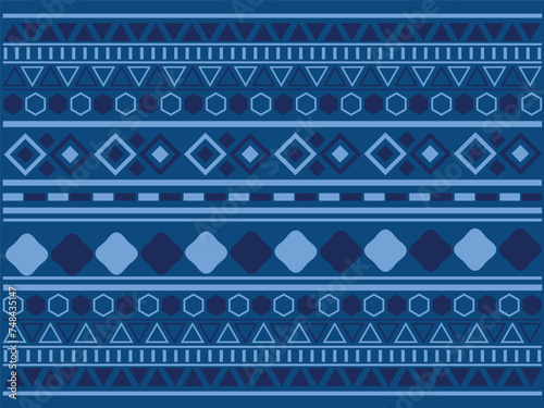 Tribal Ethinc Ztec Seamless Pattern Peruvian Aztec Artwork Vector colorful vintage pattern vector illustration design