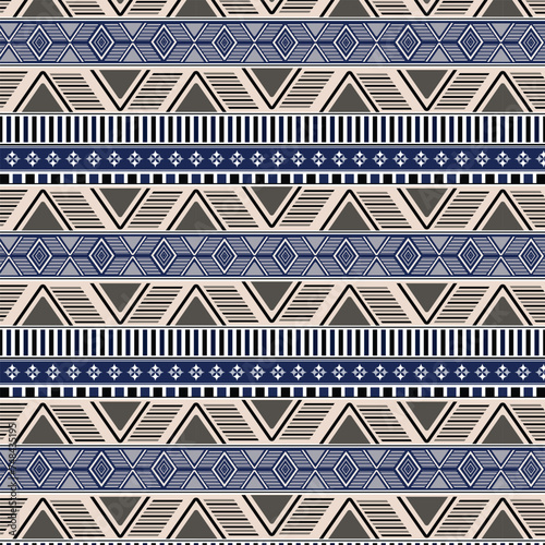 Tribal Ethinc Ztec Seamless Pattern Peruvian Aztec Artwork Vector colorful vintage pattern vector illustration design