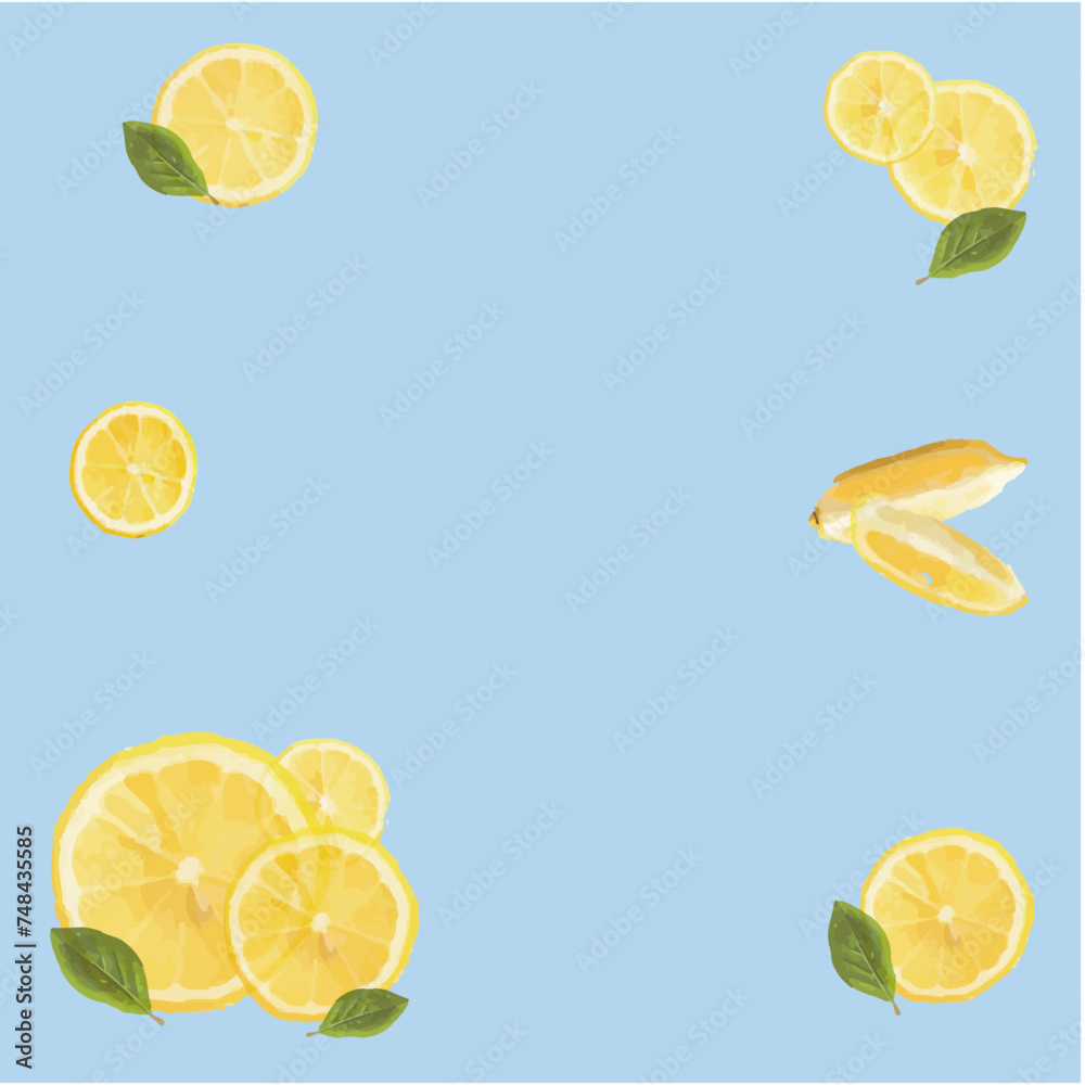 レモンの壁紙背景