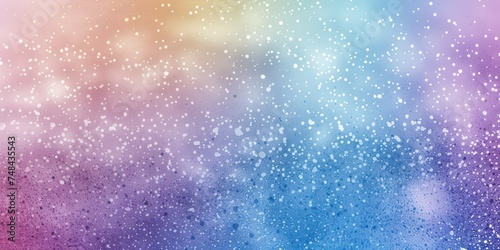 Abstract blue  pink sparkly retro filters, effect gradient satin fabric lies texture background. © Pha