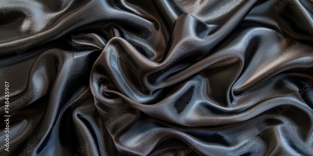 a black silk fabric texture square sample patch. --ar 2:1 --stylize 50 Job ID: 80c8c8b1-d323-451f-bf85-2d8401292032 a black silk fabric texture square sample patch. --ar 2:1 --stylize 50 Job ID: 80c8c8b1-d323-451f-bf85-2d8401292032