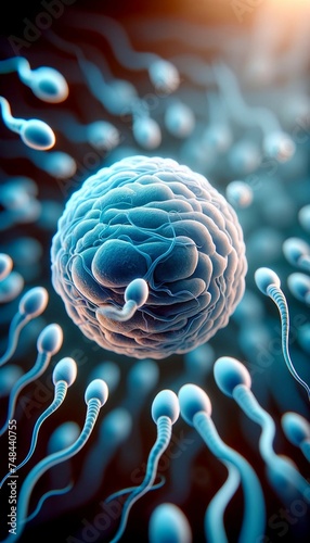 Conception Microview: Ovum Meets Sperm