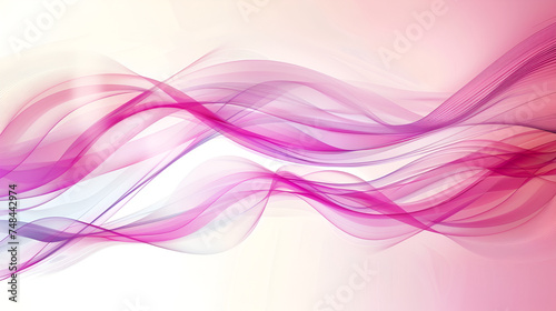 Abstract pink-colored wave smoke on a white background, Abstract creative flowing business pink wave, Pink smoke on a white background light abstract texture print banner 