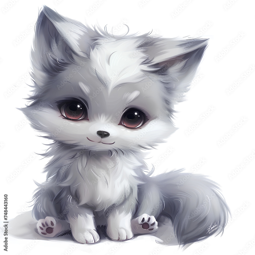 cat, cute, Persian cat, Generative AI illustration cat, cute, Persian cat, Generative AI illustration