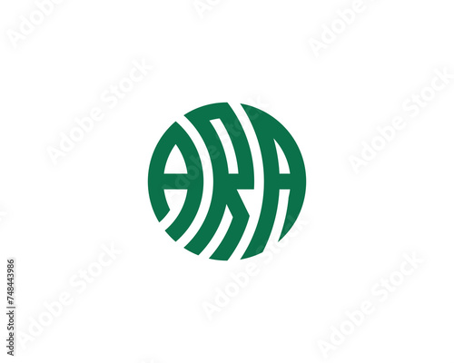 ARA logo design vector template