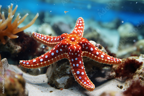 Starfish On the Reef In Sipadan Malaysia © wendi