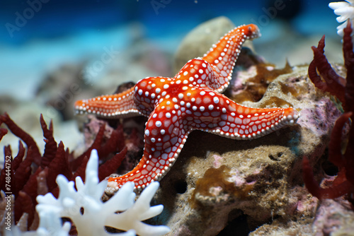 Starfish On the Reef In Sipadan Malaysia photo