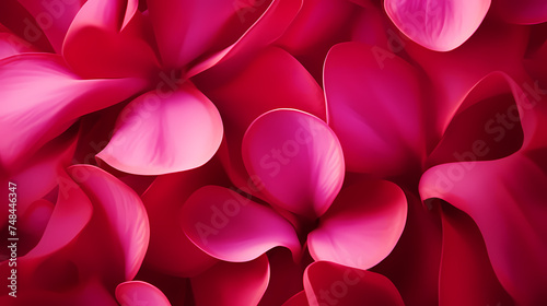 Beautiful petals macro floral abstract