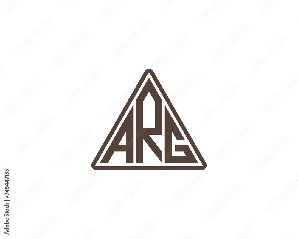 ARG Logo design vector template ARG Logo design vector template