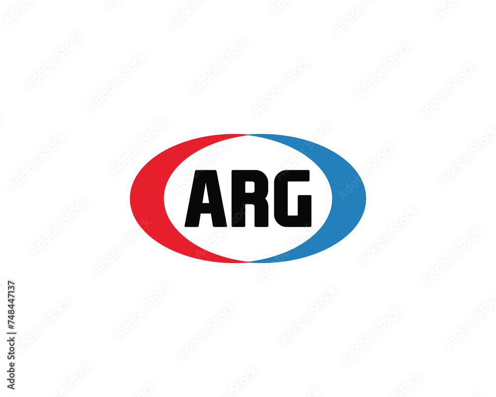 ARG Logo design vector template ARG Logo design vector template