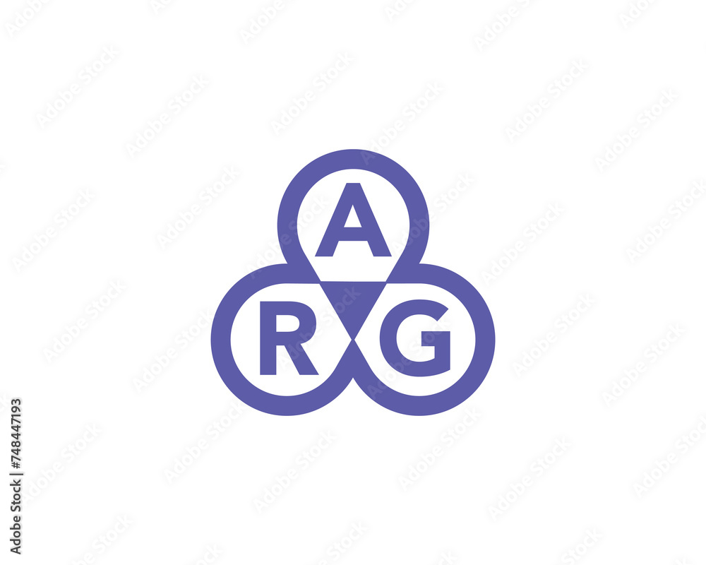 ARG Logo design vector template ARG Logo design vector template