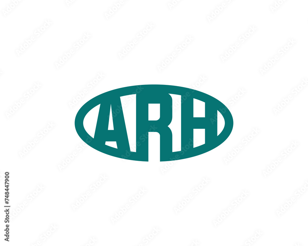 ARH logo design vector template ARH logo design vector template