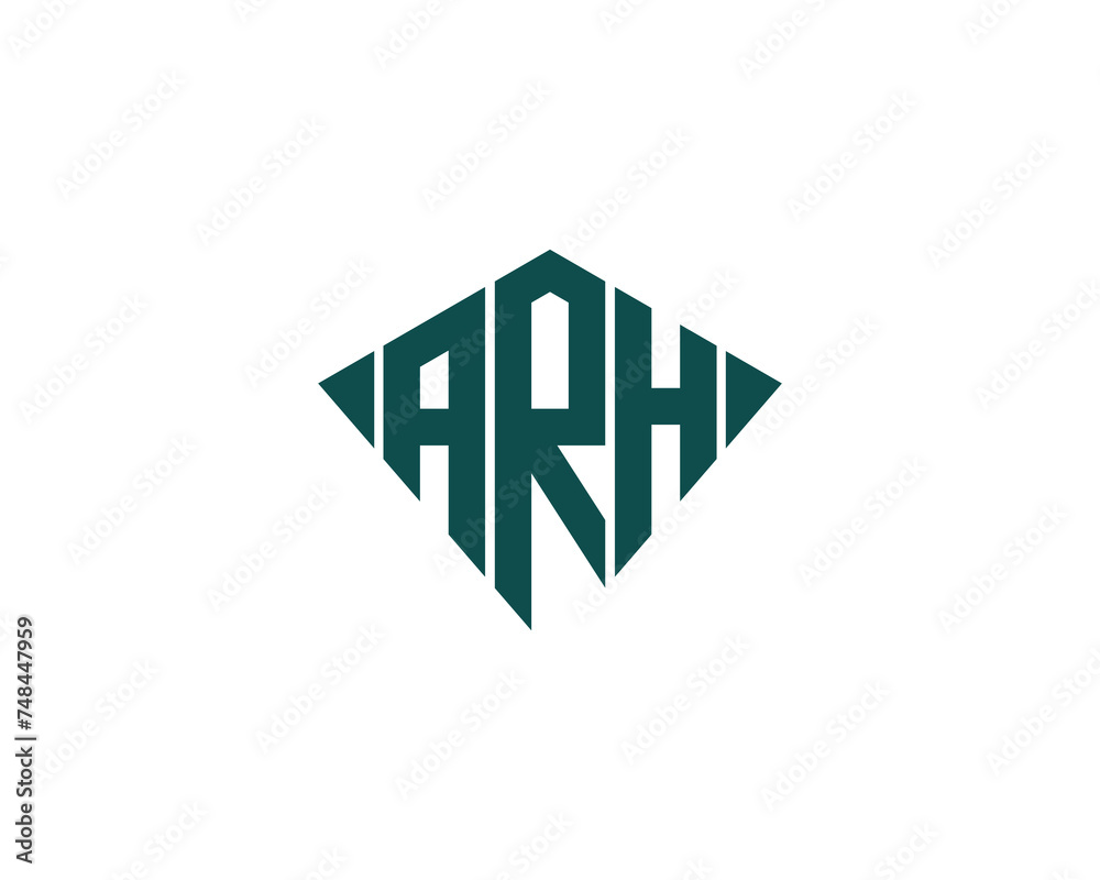 ARH logo design vector template ARH logo design vector template