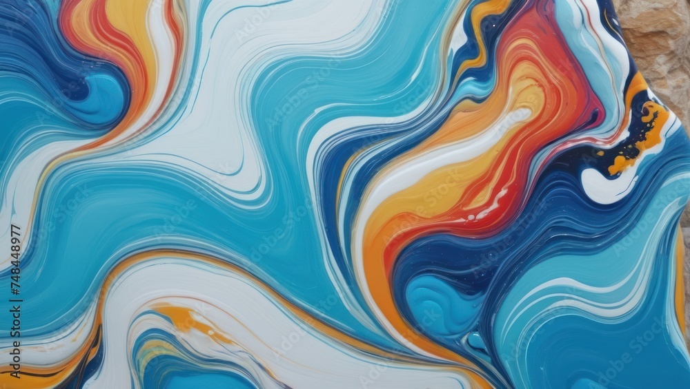 abstract fluid marble background acrylic paints. abstract fluid marble background acrylic paints.