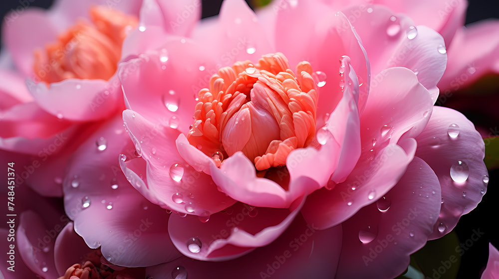 Close-up of scattered petals conveys romance and elegance Close-up of scattered petals conveys romance and elegance