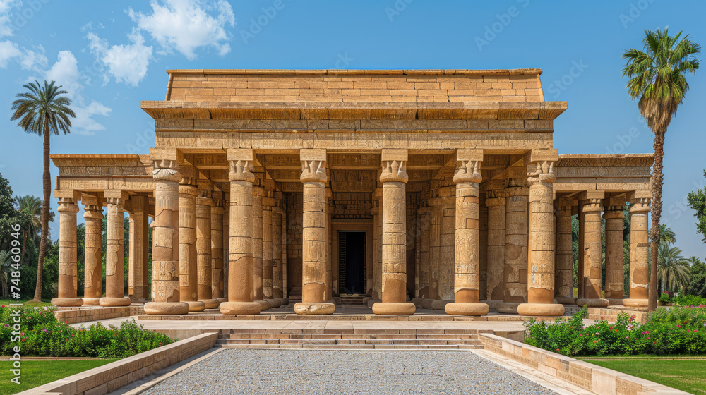 Neoclassical Majesty in the Egyptian Desert