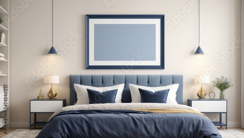Elegant bedroom interior template design © Eureka Design