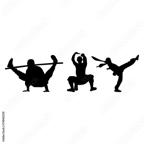 Convey the energy and intensity of martial arts through the dynamic pose of a man in a kimono, evoking a sense of power and agility.