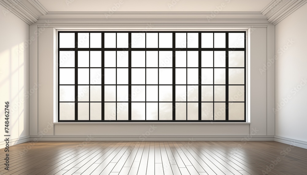 white empty room with window white empty room with window