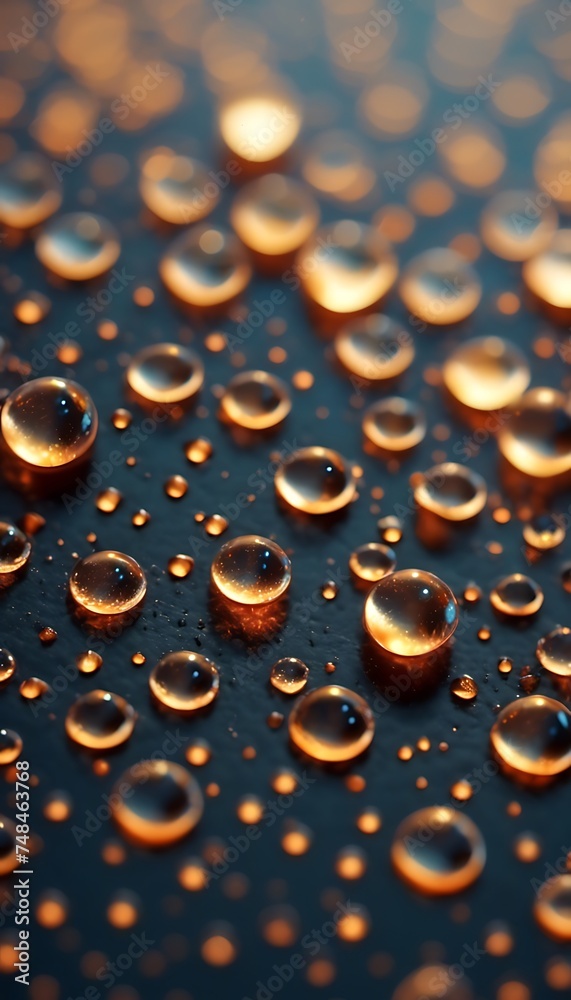 water drops background, vertical for social media