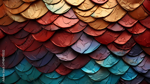 Scales abstract beautiful background