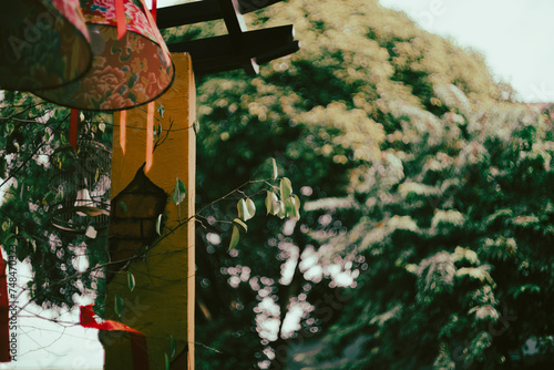 Quadro su tela Traditional Tet of Vietnamese people has sacred and beautiful things in the hearts of Saigon people