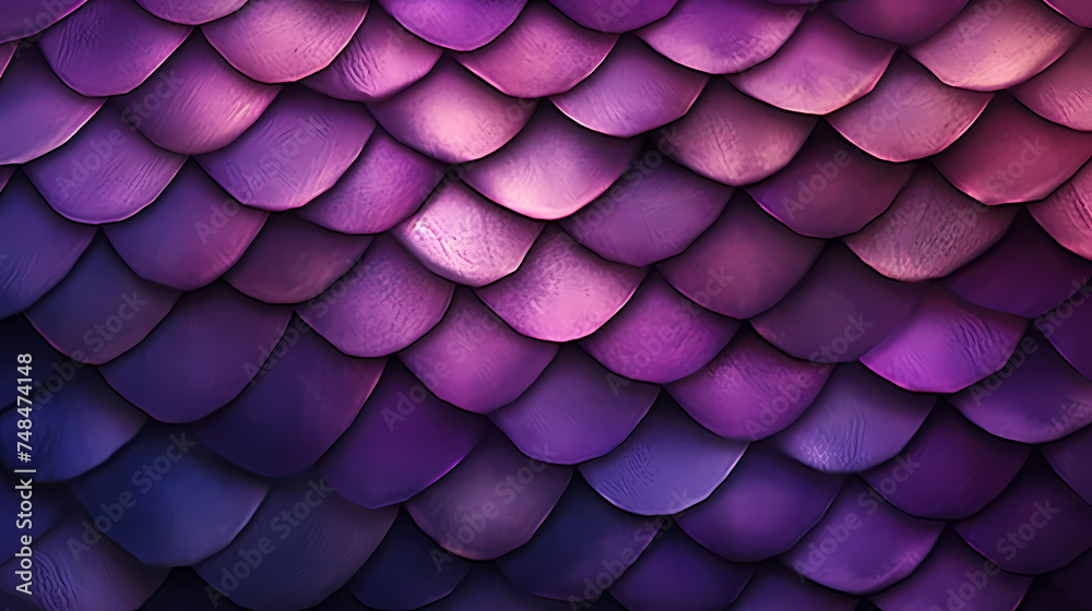 Close-up texture of scales with metallic shine Close-up texture of scales with metallic shine