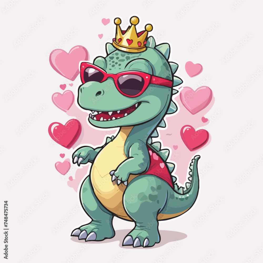 Obraz premium funny dragon