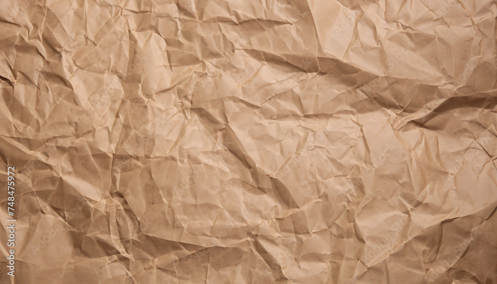 crumpled brown background paper texture; empty space for your design crumpled brown background paper texture; empty space for your design