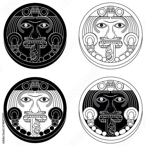Solar calendar of the ancient Aztec civilization