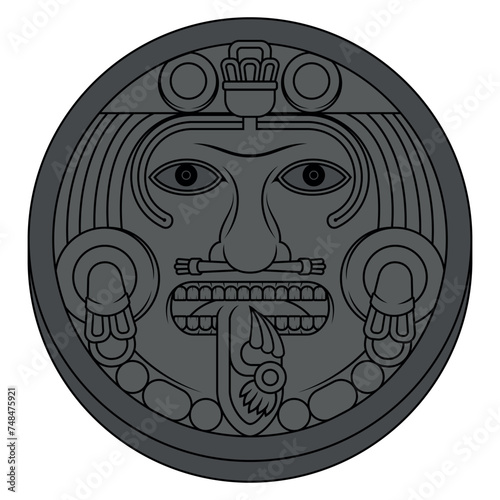 Solar calendar of the ancient Aztec civilization