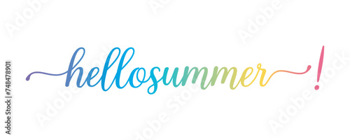 hello summer . typography for t shirt design, tee print, applique, fashion slogan, badge, label clothing, jeans, or other printing products. Vector illustration
