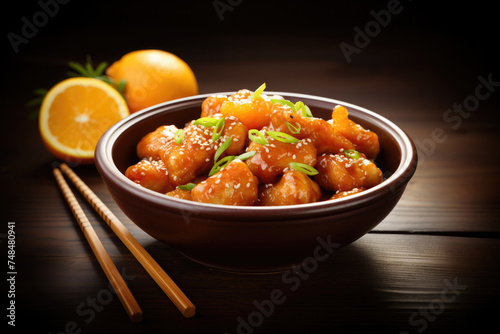 Delicious Bowl of Orange Ch...