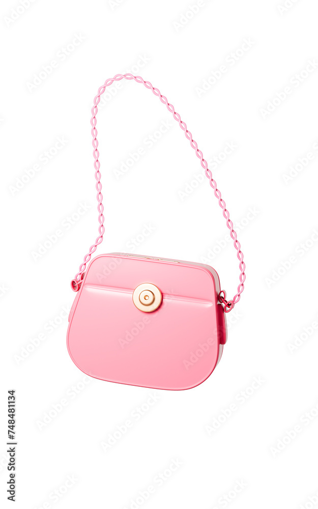 Woman handbag, cosmetic bag, shopping bag model, 3d rendering. Woman handbag, cosmetic bag, shopping bag model, 3d rendering.